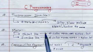 C Preprocessor Macros Command Line Argument C Programming Learn Coding