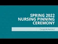Nursing Pinning Ceremony Spring 2022