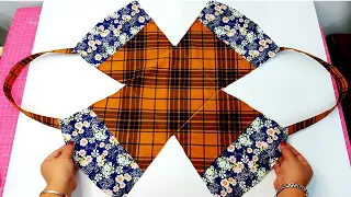 Only Few People Know This Unbelievable Newest Sewing Trick to Make Bag 💜Great Sewing Tutorial#diybag