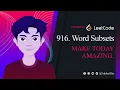 LeetCode Problem - 916 Word Subsets