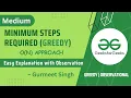 Minimum Steps Required POTD Problem of the Day GFG 4 April 2023 Medium Problem