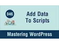 Mastering WordPress in Arabic - Add Data To Scripts After Enqueue
