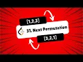 LeetCode 31 Next Permutation Step-by-Step Explanation Code