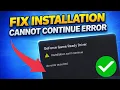 How To Fix GeForce Experience Installation Cannot Continue Error 100 Working