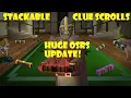 OSRS Stackable Clues Update