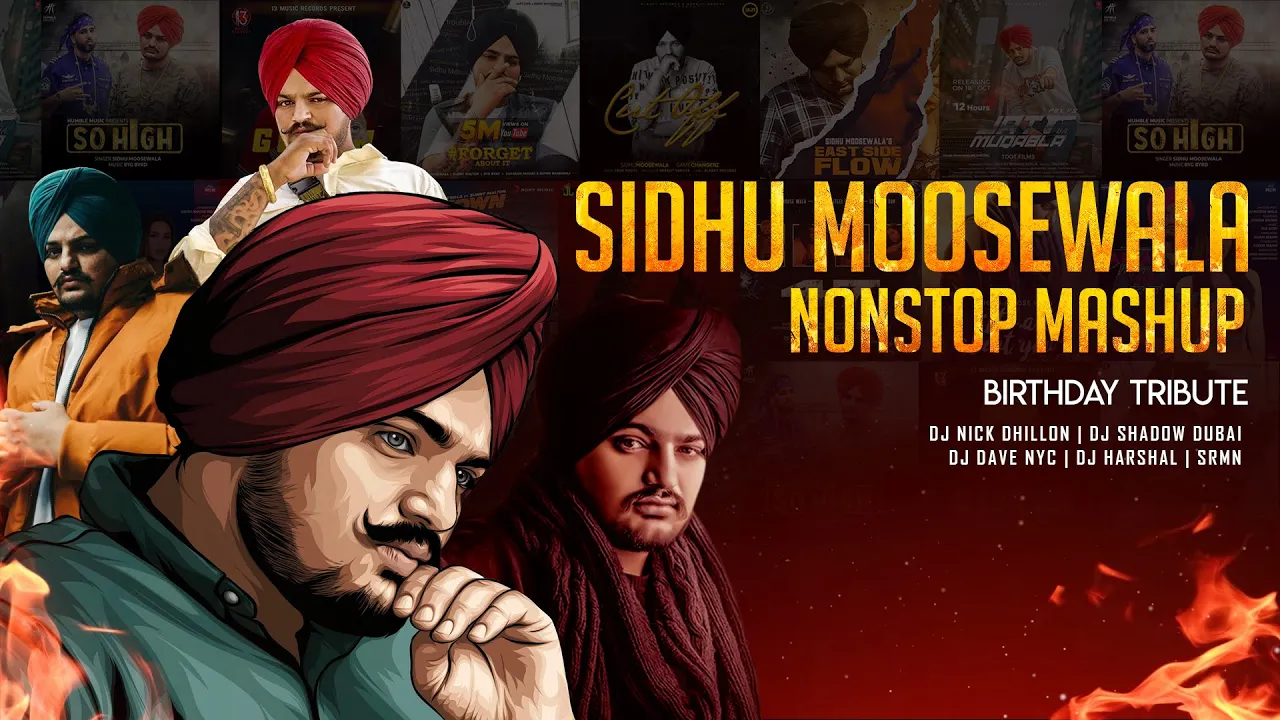 Sidhu Moosewala Nonstop Mashup Jukebox | Sunix Thakor, Nick Dhillon, DJ Shadow Dubai & More