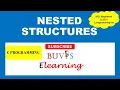 Nested Structures Program in C
