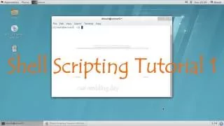 Linux Shell Scripting Tutorial 1 Display a line of