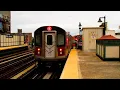 MTA New York City Subway Parkchester-bound R142 6 Train at the Elder Avenue Station