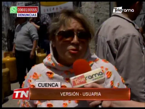  Continúan largas filas para adquirir gas de uso doméstico