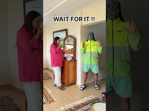 try not to laugh 🤣 prank on my husband ‼️ #funny  #ytshorts   #shorts   #couple