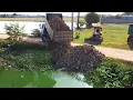 Download Lagu NICELY Activities!! START New Landfill FLOODED AREA By EXPERT Skill DOZER Driver \u0026 5Ton Dump Truck.