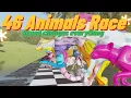 46 Animals Speed Race From Cheetah to Duck - Who Wins