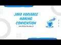 Java Variable Naming Convention Java Number 6