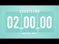 2 Hour Countdown Timer Flip Clock with Jazz Bells