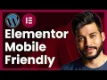 How To Make Elementor Mobile Friendly easy tutorial