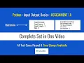 Assignment 1A Python Basics Coding Practice Simple Rectangle Square Triangle Stars and more