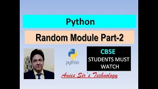 Random Module in Python Part-2 Easily Explained