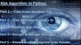 Implement And Understand RSA Algorithm In Python