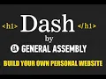 Dash Learn To Code Free Series Build Your Own Personal Website