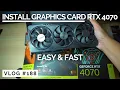 How To Install a RTX 4070 Super TI EASY FAST - Graphics Card