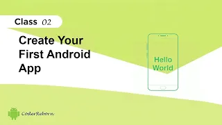 Android Studio Tutorial for Beginners Java - First App Hello World Project Tour Class-01