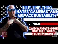 JOURNALIST HAS B O L O PUT ON HIM BY TYRANT COP
