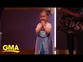 Middle school students create magical Frozen flash mob for 3-year-old fan l GMA Digital