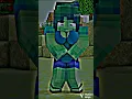 Lagu zombie girl poo in ocean -minecraft animation #shorts