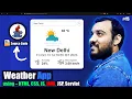 Java Project for Beginners Weather App Using Java JSP Servlet absolute for beginners
