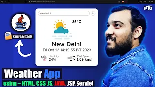 Java Project for Beginners Weather App Using Java JSP Servlet absolute for beginners