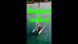 Windward and Leeward  – sailing terms explained #shorts