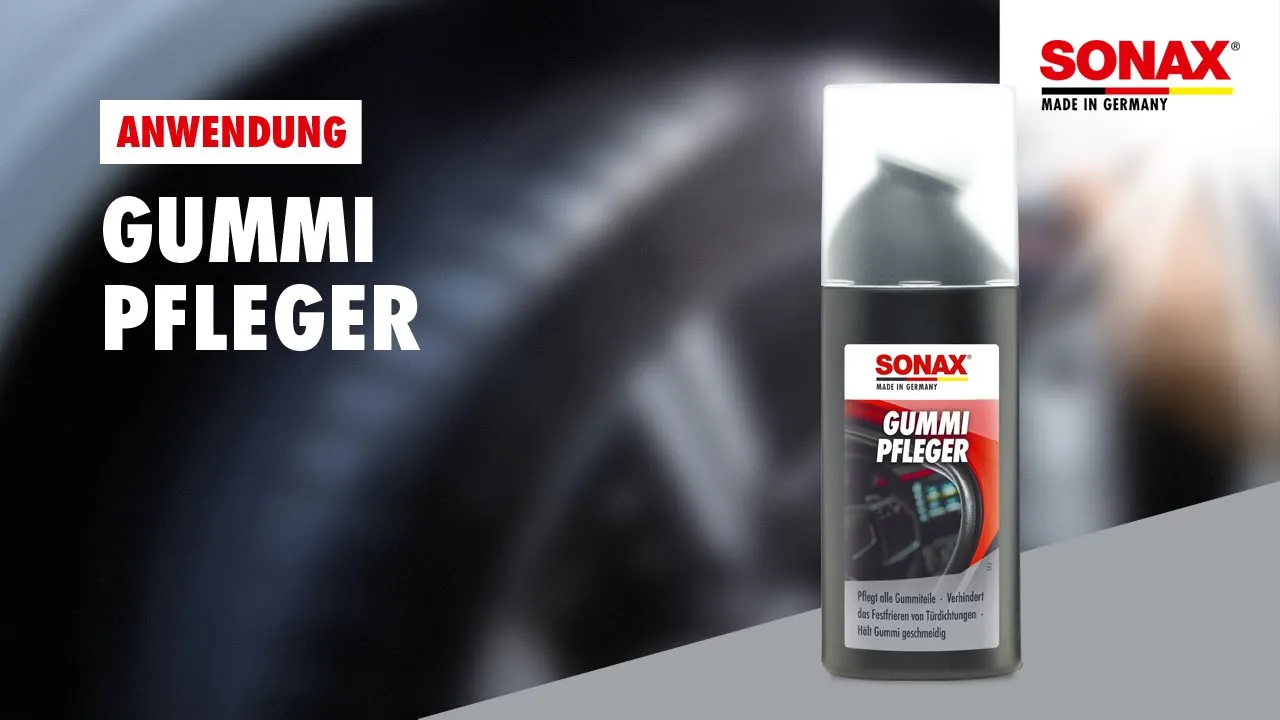 Anwendung SONAX GummiPfleger