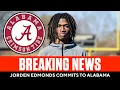BREAKING 5-Star CB Jorden Edmonds Commits To Alabama No 10 Overall Prospect What It Means