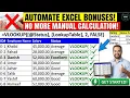 Stop Calculating Employee Bonuses Manually Use This Excel Trick