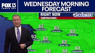 Tampa weather Wednesday morning forecast