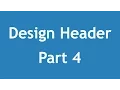 Arabic Tutorial Create Template 3 - Design Header Part 4