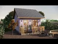 Tiny Small House Design 13 x 16 Ft