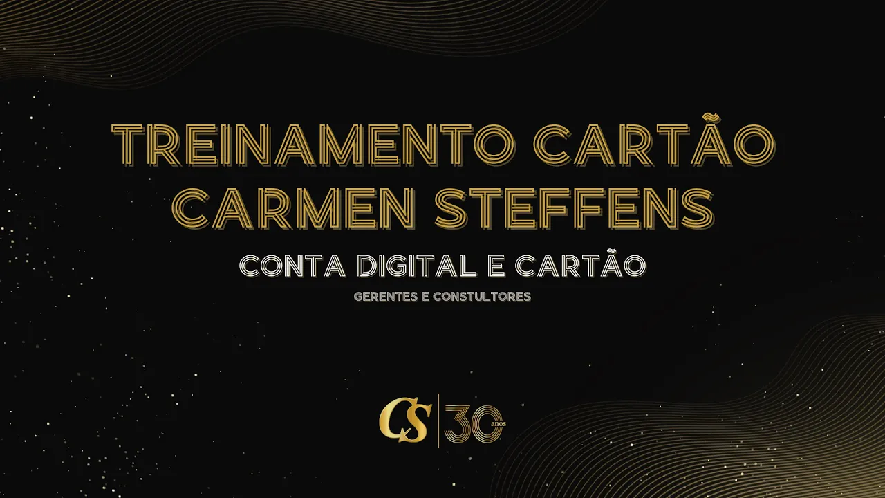 TREINAMENTO CARTÃO CARMEN STEFFENS PARA GERENTES E CONSULTORES