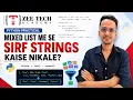 Python Program to Extract Strings from a Mixed List Step-by-Step in Hindi