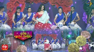 anchor shyamala dance performance sridevi drama company 10th april 2022 etv telugu