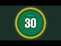 30 Second Timer Epic Glow Ring Countdown Deep Forest Green