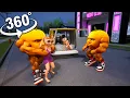 360° - Ballerina Cappuccina Escapes the Bad Udin Din Din Dun | VR 4K