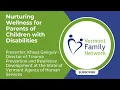 Nurturing Wellness for Parents of Children with Disabilities 24