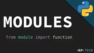 From Keyword - Make Your Own Python Modules Part 2