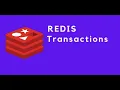 How to run transactions in Redis Database