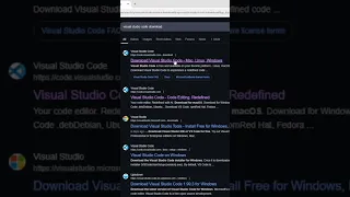 How to download Visual Studio code setup For window 10 part 1