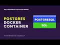 RDMS Databases and SQL SQL Fundamentals with PostgreSQL