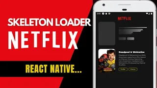 React Native Skeleton Loader 2025 Netflix-Style Loading Screen