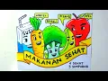 Gambar makanan 4 sehat 5 sempurna - POSTER MAKANAN SEHAT